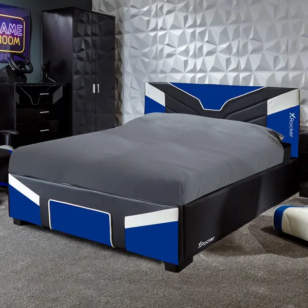 X Rocker Cerberus MKII BIAB Bed Frame Blue