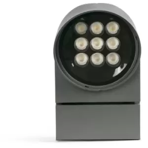 Faro Muur 210 Dark Grey Projector Lamp 21W 3000K IP65