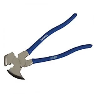 Faithfull Fence Pliers with Dipped Plastic Handle FAIPLF10 Alloy Steel Blue