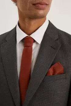 Slim Tie And Pocket Square Set