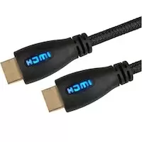 OcUK Value 2m Blue LED HDMI v2.0 Braided Cable (99HD4-02-BL)