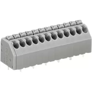 Wago 250-208. Terminal Block, Wire To Brd, 8Pos, 16Awg