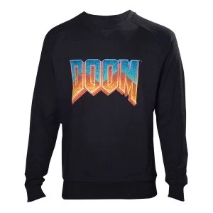 DOOM Mens Vintage Logo Small Sweater