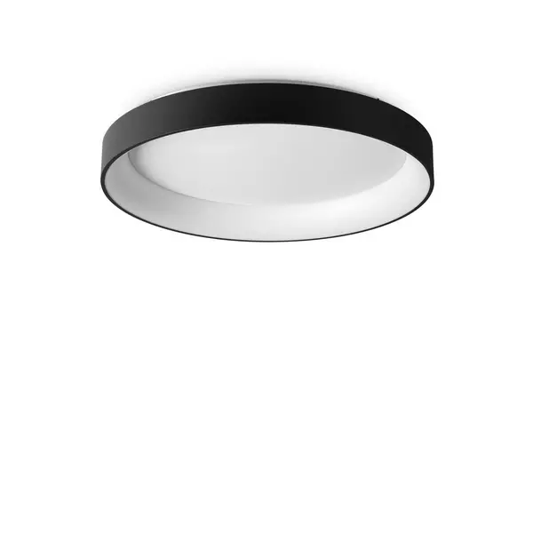 Ziggy Integrated LED Semi Flush Light Black 7800Lm 3000K