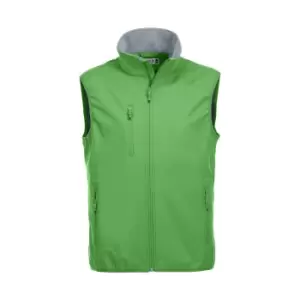 Clique Mens Basic Softshell Gilet (3XL) (Apple Green)