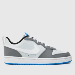 Nike Grey Court Borough Low 2 Youth Trainers