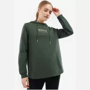 Barbour International Womens B.Intl Romana Overlayer Hoodie - Lugano - UK 8