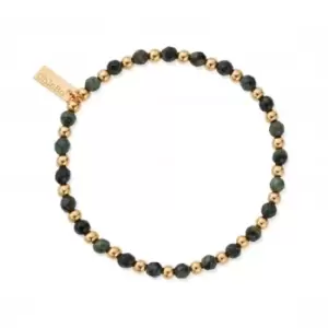 Mens Gold Kambaba Jasper Ball Bracelet GBKJBM