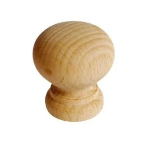 BQ IT Kitchens Beech effect Round Internal Knob Door knob D31 mm