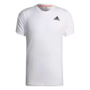 adidas Tennis Freelift T Shirt Mens - White