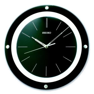 Seiko Stylish Wall Clock - Black