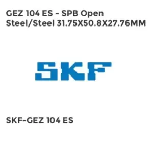 GEZ 104 ES - SPB Open Steel/Steel 31.75X50.8X27.76MM