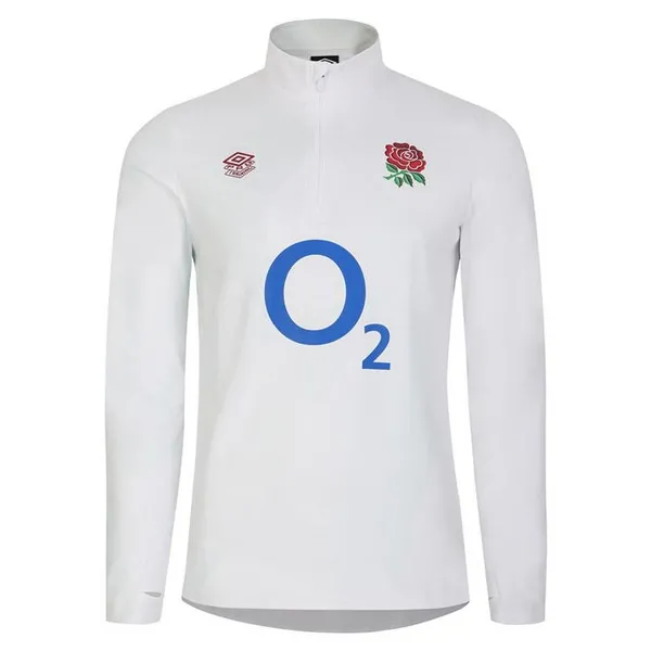 Umbro England Rugby Warm Up Layer Top 2023 2024 Juniors - Grey