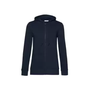 B&C Womens/Ladies Organic Hoodie (M) (Navy)