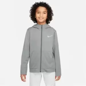 Nike Big Kids (Boys') Full-Zip Training Hoodie - Grey