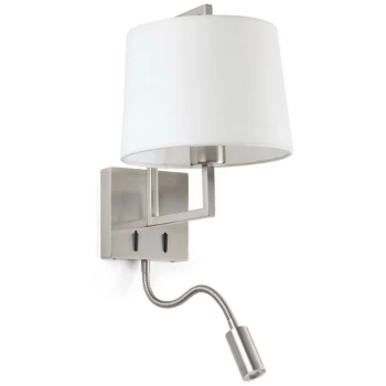 Faro FRAME - Reading Light Wall Light Nickel, E27