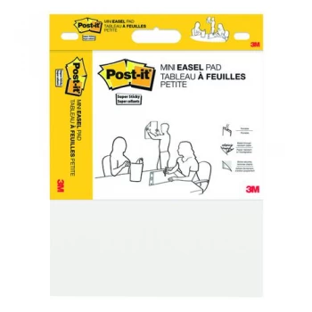 Post-It Super Sticky Mini Meeting Chart 381mm x 457mm White 577SS