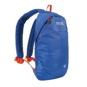 Regatta Unisex Adults Marler 10 Litre Hardwearing Reflective Padded Backpack Bag (One Size) (Oxford Blue/Orange Blaze)