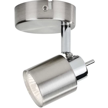 Philips Meranti GU10 Lamp Wall/Ceiling Spotlight Matt Chrome - 915005222101