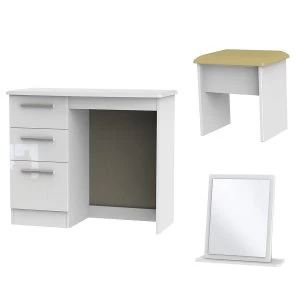 Robert Dyas Fourisse Ready Assembled 3 Piece Dressing Table Set