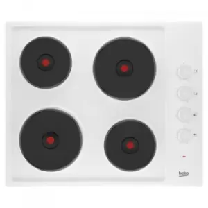 HIBE64101W 610mm Solid Plate Hob