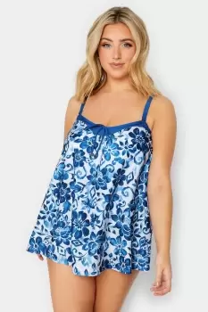 Floral Print Tankini Top