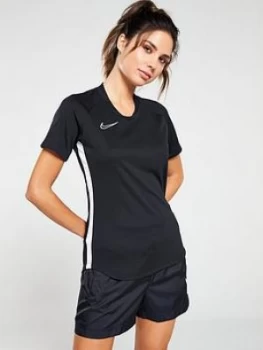 Nike Academy S/S Top - Black