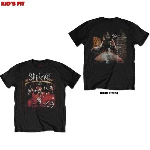 Slipknot - Debut Album - 19 Years Kids 11 - 12 Years T-Shirt - Black