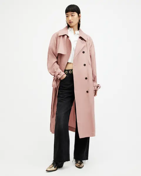 AllSaints Kikki Oversized Trench Coat