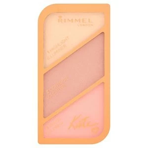 Rimmel Kate Moss Moss Sculpting Palette Coral Glow 002 Multi