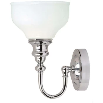 Elstead - Cheadle - 1 Light Bathroom Wall Light Polished Chrome IP44, G9