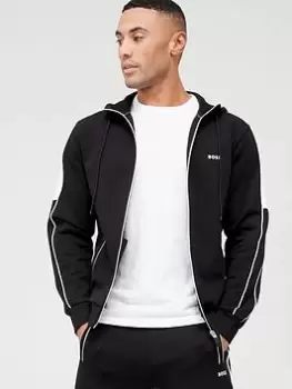 BOSS Zip Through Hoodie Tracksuit - Black, Size 2XL, Men