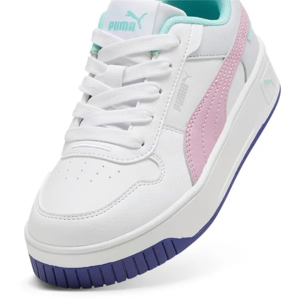 Puma Kid's Girls Carina Street Trainers 02421901100 Size C10 (28) - White