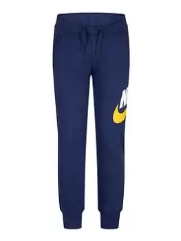 Nike Kids Boys Club Longevity Jogging Bottoms, Dark Blue, Size 6-7 Years