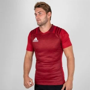 adidas Rugby Replica Shirt - Power Red