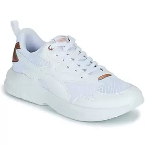 Puma XRAY LITE METALLIC POP womens Shoes Trainers in White