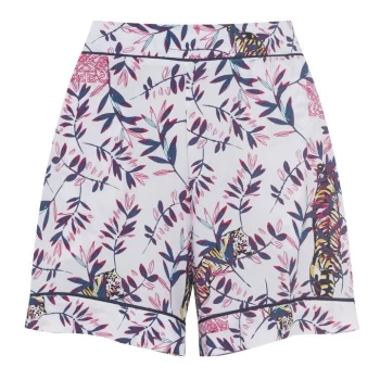 Biba Tiger Jungle Pyjama Shorts - Ivory