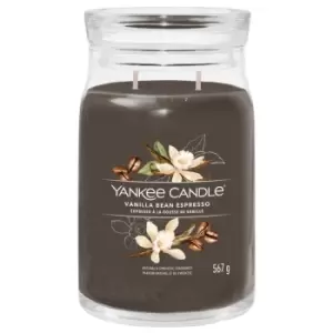 Yankee Candle Signature Jar Candle Large Jar Vanilla Bean Expresso 567g