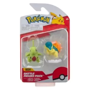 Pokemon 2" Battle Figure Pack - Larvitar & Cyndaquil