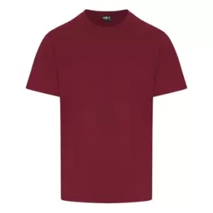 PRO RTX Mens Pro T-Shirt (XS) (Burgundy)