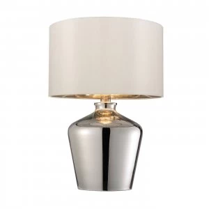 Table Lamp Chrome Glass, E27