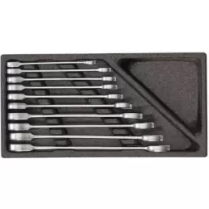 Gedore RED 3301702 R22150003 Ratcheting crowfoot wrench set