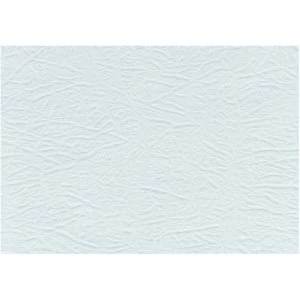 Wickes 9006 Embossed Wallpaper White - 10m