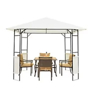 OutSunny Gazebo 01-0867 Black, Cream 2600 x 2980 x 2980 mm