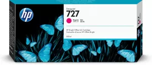 HP 727 Magenta Ink Cartridge 300ml