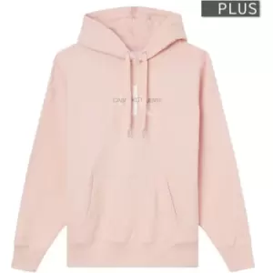 Calvin Klein Jeans Plus Logo Hoodie - Pink