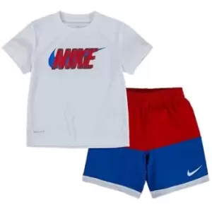 Nike Clr Blk Sht Set Bb23 - Red