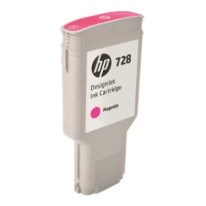 HP 728 Magenta DesignJet Ink Cartridge 300ml