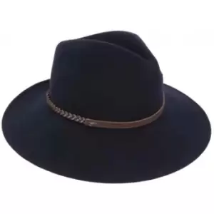 Barbour Womens Tack Fedora Navy Large