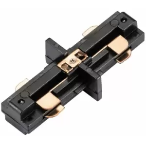 Loops - Commercial Track Light Internal Connector - 80mm Length - Black PC Rail System